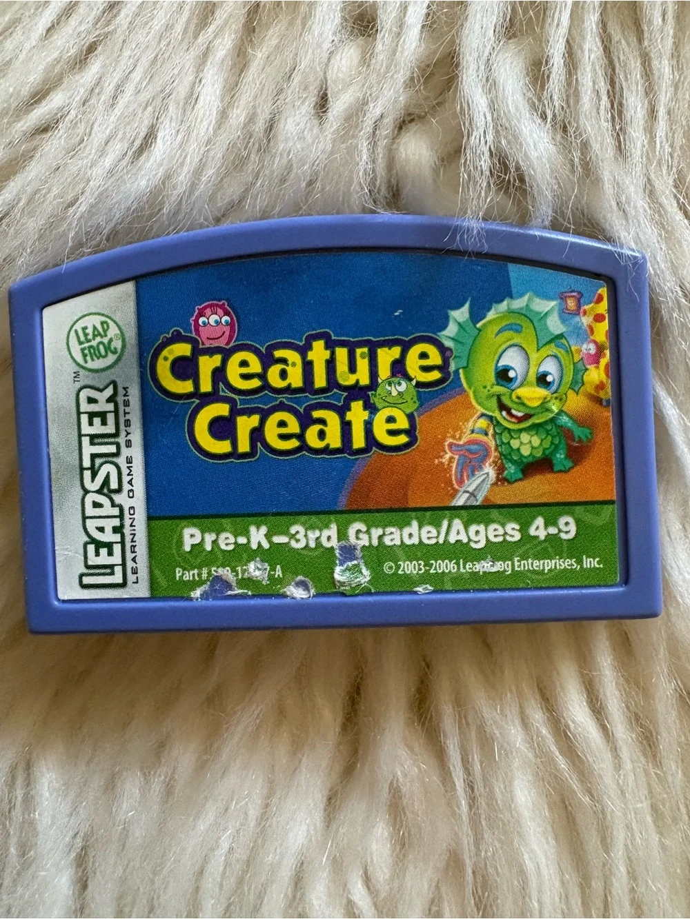Leap Frog Leapster 1 or 2 Learning Game Creature Create Leapfrog Cartridge